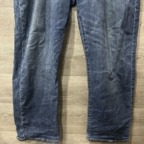 Lucky Brand 363 Vintage Straight Men's 40X30 Jeans Denim Blue Dark Wash - Picture 3 of 12